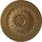 Ekena Millwork Randee Ceiling Medallion (Fits Canopies up to 3 7/8"), Hand-Painted Pale Gold, 20"OD x 1 3/8"P CM20HAPAS - alternate 1